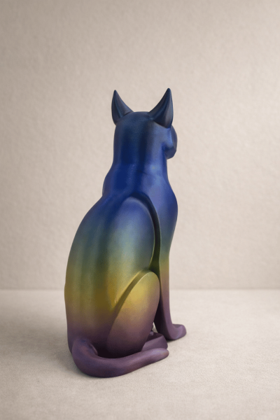 Rainbow Kedi Heykeli