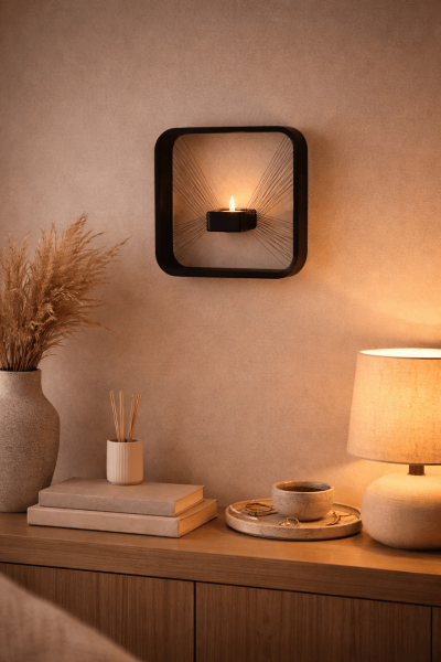 Kare Askılı Mumluk