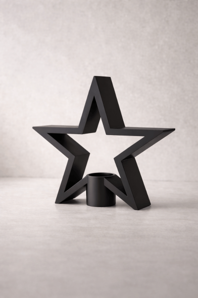 Yıldız Formlu Mumluk