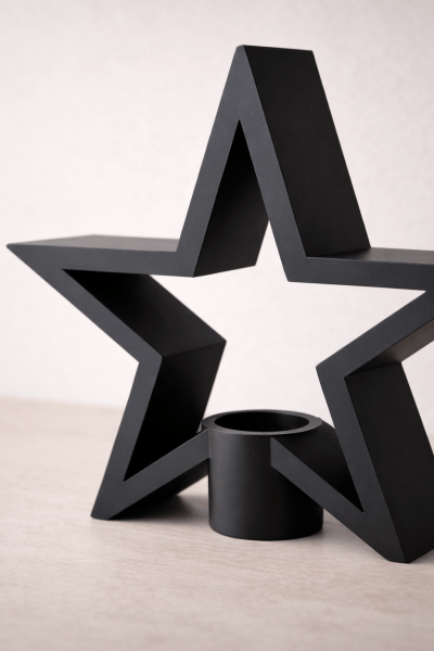 Yıldız Formlu Mumluk