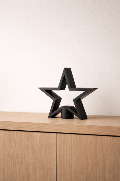 Yıldız Formlu Mumluk