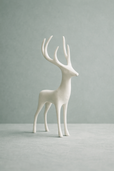 Geyik Formlu Dekoratif Obje