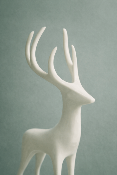 Geyik Formlu Dekoratif Obje