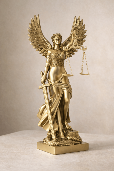 Adalet Heykeli – Gold Ton