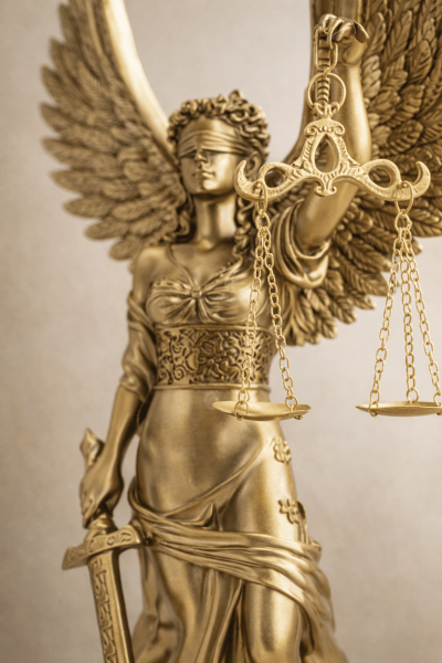 Adalet Heykeli – Gold Ton