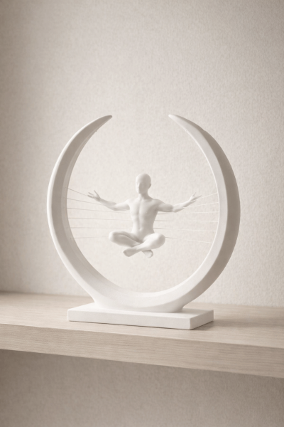 Zen Ay Heykeli – Meditasyon Figürü