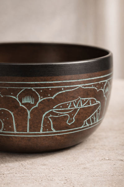 Antik Bronz Meditasyon Çanı