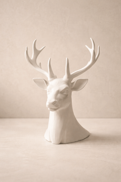 Geyik Büstü Dekor Objesi