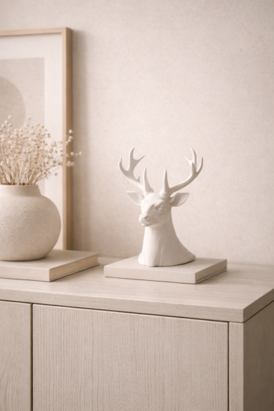 Geyik Büstü Dekor Objesi