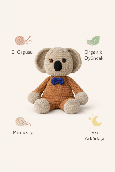 Koala Amigurumi Uyku Arkadaşı