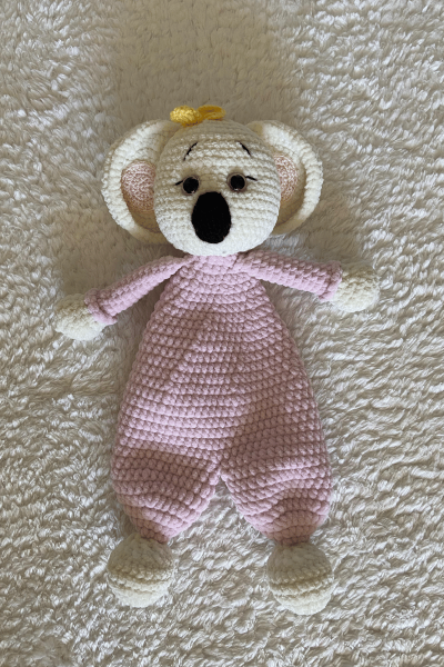 Koala Amigurumi Uyku Arkadaşı | Organik Bebek Oyuncağı