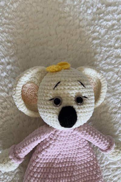 Koala Amigurumi Uyku Arkadaşı | Organik Bebek Oyuncağı