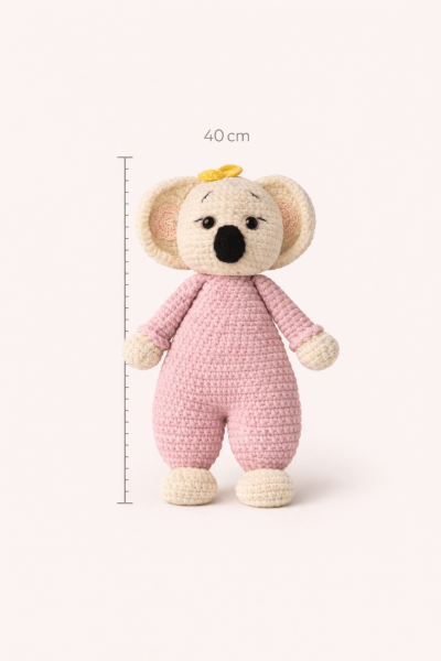 Koala Amigurumi Uyku Arkadaşı | Organik Bebek Oyuncağı